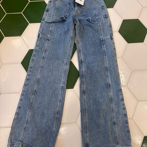 Princess Polly Mid Wash Jeans